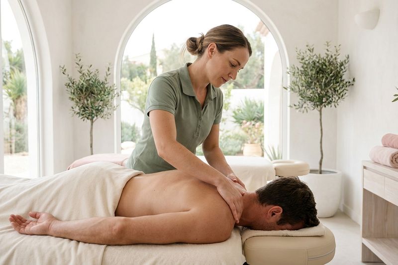 Sesión de fisioterapia Sesión de fisioterapia